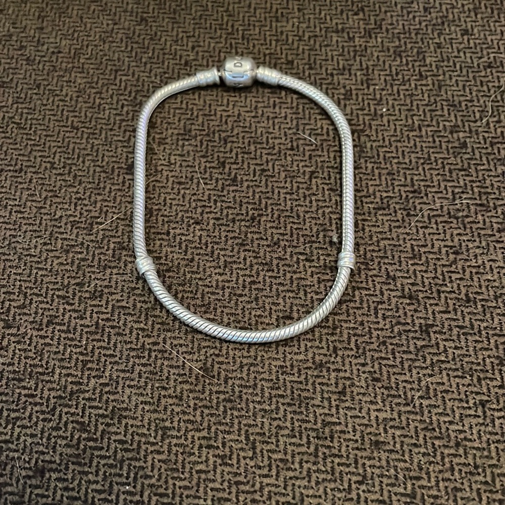Pandora Sterling Silver Snake Chain Bracelet 8 Inch